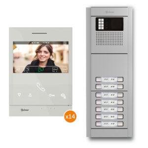 Kit edificio video N5214/ART 4 XLite 14P Golmar 12415214