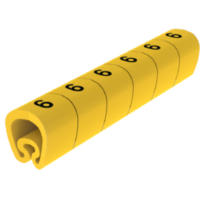 Pack de 100ud Señalizadores precortados Unex 4-8mm en PVC plastificado