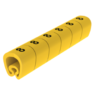 Pack de 100ud Señalizadores precortados Unex 4-8mm en PVC plastificado