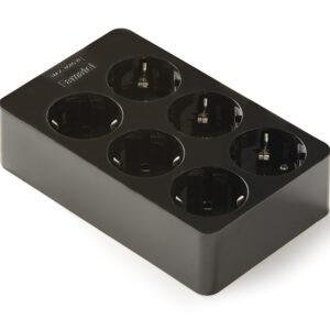 Famatel Base 6 tomas 16A con toma de tierra cuadrada