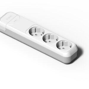 Famatel Base 3 tomas 16A con toma de tierra y 1.5m de cable