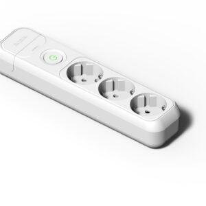 Famatel Base 3 tomas 16A con toma de tierra e interruptor