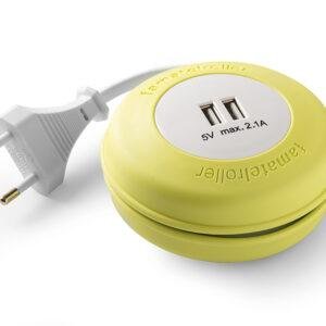 Famatel Roller 2 puertos USB y 2 m. de cable