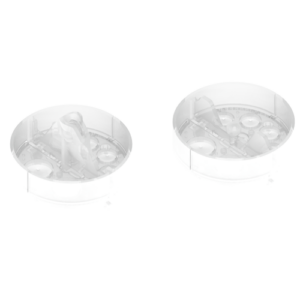 Extremo anclaje de guía Unex en PC (policarbonato)