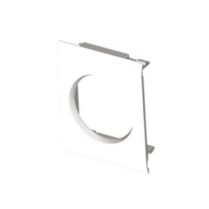 Adaptador modular de guía Unex, tapa 80mm, color Blanco