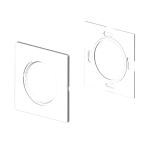 Adaptador universal de guía Unex, tapa 80mm, color Blanco