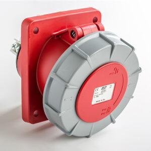 Base empotrar IP66-IP67 3P+N+T 400V 63A  inclinada