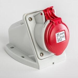 Base mural IP44 3P+T 400V 16A 6H