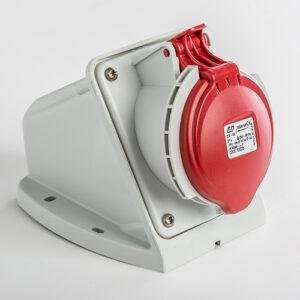 Base mural IP44 3P+T 400V 32A 6H