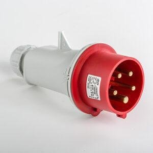 Clavija aérea IP44 3P+N+T 400V 16A 6H