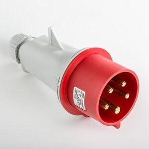 Clavija aérea IP44 3P+N+T 400V 32A 6H