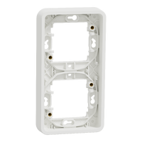 Schneider Mureva Styl Marco 2 elementos vertical IP55 Blanco MUR39151