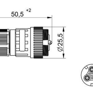 Tekox WP3/H Conectores estancos IP68