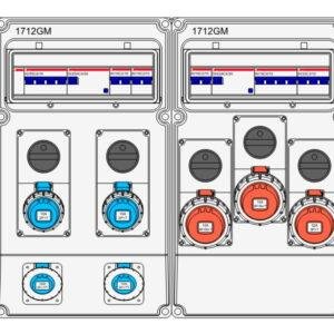IDE CUADRO DE OBRA PLÁSTICO IP65 2x13 (26) MÓDULOS TRIFÁSICO 50A Referencia: 14418