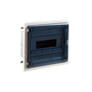 IDE CAJA DISTRIBUCIÓN IP40 EMPOTRAR PARED HUECA 1x12 MÓDULOS PUERTA TRANSPARENTE Referencia: GPE12PT/PH