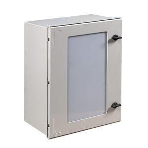 IDE ARMARIO MURAL IP66 POLIÉSTER 600x500x230 PUERTA TRANSPARENTE Referencia: POL605023PT