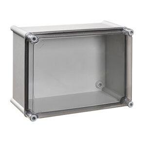 IDE CAJA DOBLE AISLAMIENTO IP66 POLIÉSTER TAPA PC TRANSPARENTE 6x4 MÓDULOS Referencia: ROC64PT