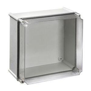 IDE CAJA DOBLE AISLAMIENTO IP66 POLIÉSTER TAPA PC TRANSPARENTE 6x3 MÓDULOS Referencia: ROC63APT