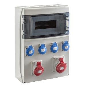 IDE COFRET IP54 CON TOMAS DE CORRIENTE 1x12 MÓDULOS (CSN12PT) Referencia: SV12300