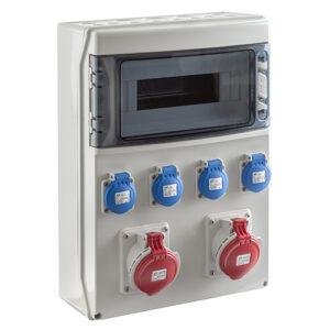 IDE COFRET IP54 CON TOMAS DE CORRIENTE 1x12 MÓDULOS (CSN12PT) Referencia: SV12302