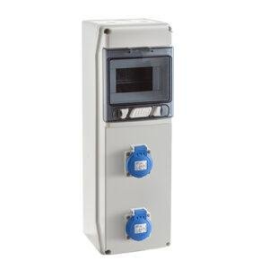 IDE COFRET IP54 CON TOMAS DE CORRIENTE 1x6 MÓDULOS (CSN6PT) Referencia: SV4PK2