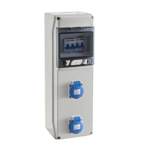 IDE COFRET IP54 CON TOMAS DE CORRIENTE Y PROTECCIONES 1x6 MÓDULOS (CSN6PT) Referencia: SV4PK2/P