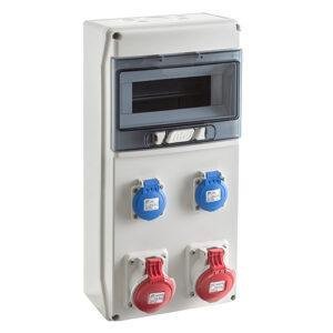 IDE COFRET IP54 CON TOMAS DE CORRIENTE 1x9 MÓDULOS (CSN9PT) Referencia: SV9301