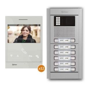 Kit edificio video N5212/ART 4 XLite 12P Golmar 12415212