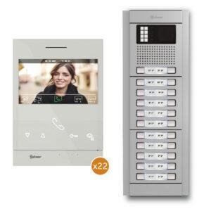 Kit edificio video N5222/ART 4 XLite 22P Golmar 12415222