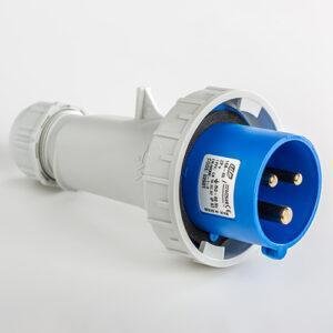Clavija aérea IP66-IP67 2P+T 230V 16A 6H