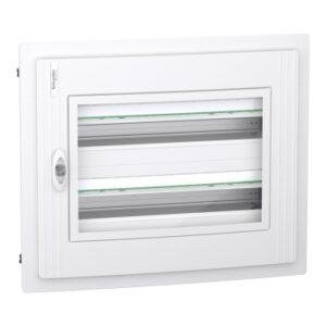 2 Filas 24 Módulos Empotrar Puerta Transparente Envolvente modular  PrismaSeT XS
