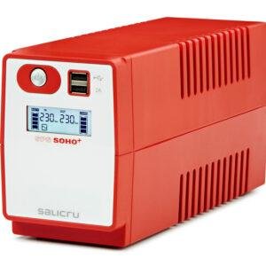 Salicru sai sps.500 soho+ iec tecnología line-interactive doble cargador frontal usb