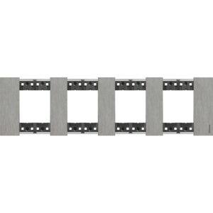 Legrand LN-PLACA 2X4M ACERO