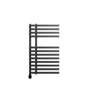 Rointe Secatoallas / toallero eléctrico de bajo consumo Rointe Venezia Oval WiFi 11 tubos 300W color negro texturado RAL 9005